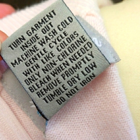 Swann Vintage Back Zip Soft Pink Sweater Medium - Picture 4 of 5